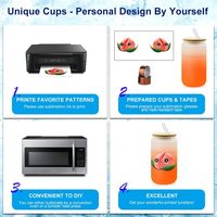 Sublimation logo personnalisé 16oz givré en forme de canette de soda verre à boire tasse changement de couleur canette de bière en verre avec couvercle en bambou et paille