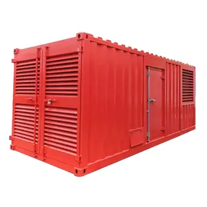 Fornitori di generatori Diesel silenziosi SHX 3000kva generatore elettrico Diesel containerizzato 2400kw