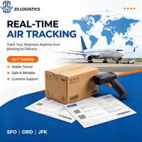 Agent de consolidation d'approvisionnement 1688 ZS LOGISTICS Air+Express DDP Global Dropshipping Expédition porte-à-porte avec assurance 24/7