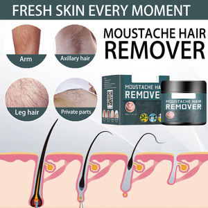 Crème dépilatoire instantanée, sans douleur, <span class=keywords><strong>non</strong></span> irritante, nourrissante, pour hommes, zone faciale, poitrine, jambes, peau sensible - Product Image 3