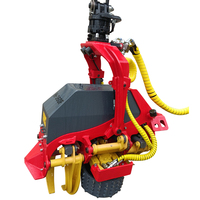 Tête d'abattage pour machines forestières XUVOL 360F, adaptée aux excavatrices de 12 à 15 tonnes et à la tête d'abatteuse d'arbres rotative à 360 degrés