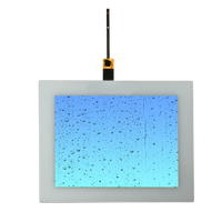 Monitor Industrial IIC de 8 Pulgadas con Pantalla Táctil, Resolución 800*600, Panel Táctil Capacitivo Blanco