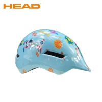 Casque de patinage bleu clair pour enfants, équipement de protection pour vélo d'équilibre et patins à roulettes en extérieur pour débutants