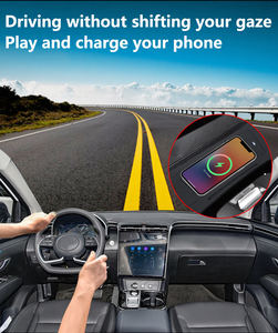 Pour Hyundai <span class=keywords><strong>Tucson</strong></span> Nx4 2021-voiture Qi chargeur sans fil rapide téléphone portable plaque de charge adaptateur intérieur Modification Auto pièces - Product Image 6