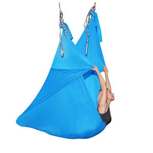 Columpio de yoga aéreo colgante personalizado de fábrica de China, hamaca aérea antigravedad para <span class=keywords><strong>comprar</strong></span>, Columpio de Yoga de 8m/9M/10m, conjunto para niños y adultos - Product Image 4