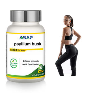 Comprimés d'extrait de cosse de psyllium organique naturel Comprimés de supplément à base de plantes - Product Image 1