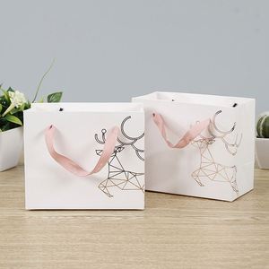 Customized Luxury Art Paper Bags for Clothing Shoes Jewelry Wine Biodegradable Business Packaging with Your Own Logo - Product Image 2