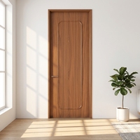 Puertas de Aluminio con Aspecto de Madera, Aislantes Acústicas, Duraderas y Elegantes para Renovación del Hogar y Uso Interior