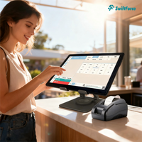 Terminal de point de vente tactile Android 10,1 pouces pliable, personnalisable en usine (OEM/ODM) pour cafés, commerces de détail et supérettes - Vente chaude