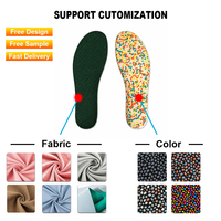 Semelles intérieures confortables en ETPU double couche, surface en tissu maillé, couche inférieure en PU, haute résilience, respirantes, anti-transpiration, unisexe pour
