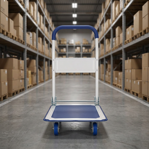 Upgraded Heavy Duty 330 Lbs. Capacity Moving Platform Hand Truck Lifetime Appliance <b>Foldable</b> Push <b>Cart</b> Dolly New Movers - Product Image 3
