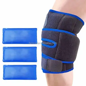 La più venduta borsa da ghiaccio sportiva personalizzata per infortuni al ginocchio calda fredda fredda borsa per ghiaccio grande confezione per alleviare il dolore medico