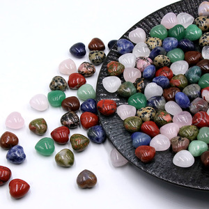 Pedras Naturais em Forma de Coração de 15mm, Cristais de Cura, Gemas em Lote para DIY Joias - Product Image 2