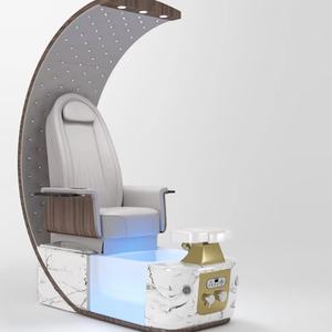Sillón de Pedicura Moderno de Lujo para Salón de Uñas, con Masaje y Spa para Pies - Product Image 1