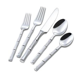 Nouveau style SS Couverts Ensemble De Couverts De Camping En Plein Air De Haute Qualité Or Argenterie 304 En Acier Inoxydable 18/8 Couverts - Product Image 6