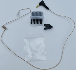 Auriculares Intrauditivos con Cable de 3.5mm, Mini Auriculares de Seguridad Ocultos para Radio Bidireccional con Kit de Repuesto, Filtro de Cera y Gancho para la Oreja - Product Image 3