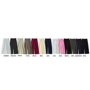 TAOP&ZA Pantaloni Plissettati da <span class=keywords><strong>Donna</strong></span> Stile Retrò Europeo e Americano, Nuova Collezione Autunno 2025, Casual e Semplici 8219100 - Product Image 1