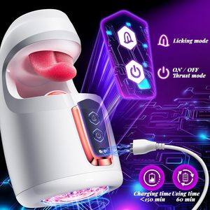 Juguete de Masturbación Masculino Tipo Push-in con Modo de Lamer con la Lengua y Funciones de Masaje por Vibración, Modelo YQ-D44, Marca OEM - Product Image 3
