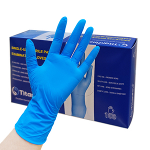 Anti-slip Disposable Medical Nitrile <strong>Gloves</strong> Powder Free <strong>Latex</strong> Free for Clinics, Physical Examination Centers and Home Care - Product Image 1