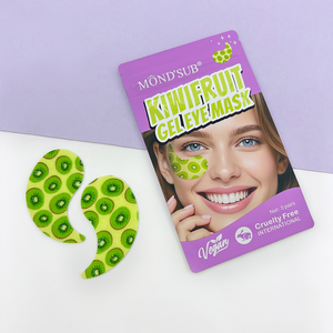 Masque en gel hydratant anti-rides végétalien coréen personnalisé avec logo, patchs raffermissants au collagène pour le contour des yeux avec logo - Product Image 4