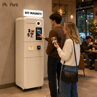 Mesin Vending Magnet Foto Selfie Bisnis ROI Cepat dengan Printer dan Kamera, Pembayaran Tanpa Tunai untuk Kedai Kopi dan Pusat Perbelanjaan