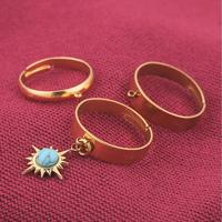 Base de bague ouverte en acier inoxydable en gros avec boucle, réglable, pour la fabrication de bijoux DIY