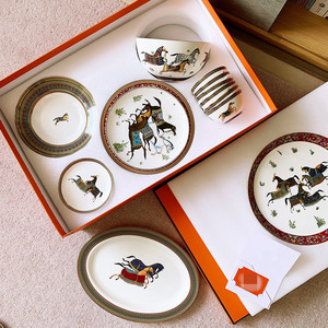 Pretty Horse Vajilla de cerámica al por mayor Platos DE BODA Plato de porcelana para juego de 41 piezas - Product Image 2