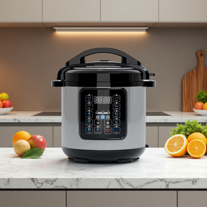 Cuisinière à riz intelligente 4L avec écran tactile, fonction pizza et gâteau, minuterie de retard, maintien au chaud, cuve antiadhésive, pour la cuisine domestique - Product Image 1