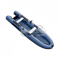 Kayak gonflable familial 400 cm certifié CE - Bateau en PVC gris à fond en V profond, vente chaude pour les voyages de loisirs