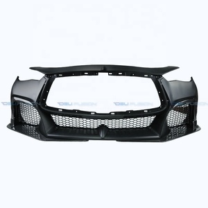 Parachoques delantero estilo Project Black <span class=keywords><strong>S</strong></span> para Infiniti Q60 Coupé 2017-2022, kit de carrocería parcial de fibra de carbono - Product Image 2