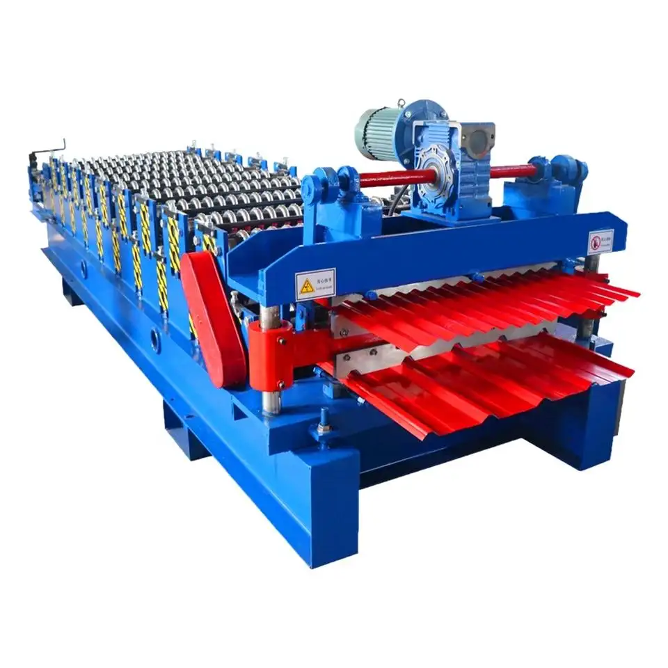 Roofing Corrugated Tile Roll Forming Machine for Sale Factory Prices Making Building Material Wall Panel Metal