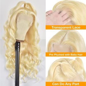 Parrucca piena di <span class=keywords><strong>capelli</strong></span> umani in pizzo 613 biondo all'ingrosso, Pre-pizzicata 13x4 13x6 613 pizzo parrucca anteriore <span class=keywords><strong>capelli</strong></span> umani, 613 Hd pizzo parrucca frontale - Product Image 3