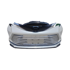 Kit de carrocería de coche usado para <span class=keywords><strong>Toyota</strong></span>, repuesto de reparación de parachoques delantero <span class=keywords><strong>Sienna</strong></span> con repuestos de plástico ABS cromado de fibra de vidrio - Product Image 1