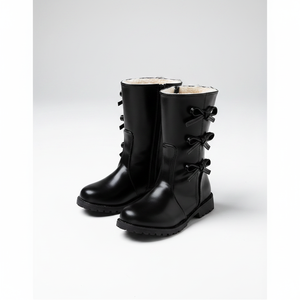 Botas Midi Premium Coreanas OZKIZ WZ01 Antideslizantes de Moda Invernal para Niñas de 2 a 6 Años al por Mayor - Product Image 2