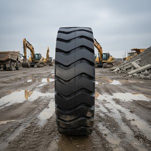 New 29.5-25 E3/L3 OTR Engineering Tires Solid Bias Puncture-Resistant Rubber <b>Tyre</b> for Construction Machinery Loaders - Product Image 1