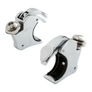 RACEPRO RP8830-1001C Chrome 39mm Motorcycle Detachable Windshield Clamps For Harley Dyna Super Glide Sportster 883 1200