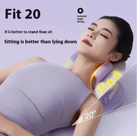 Oreiller de massage intelligent avec contrôle de la minuterie pour soulager le cou et les épaules, design portable