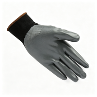Gants de travail enduits de latex, paume enduite de latex, gants de sécurité en coton tricoté pour la construction
