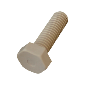 สกรูหกเหลี่ยมภายนอกแบบเมตริก M6*20H สกรูยึดจีน M6*20H โบลต์พลาสติก PP PVC ไนลอน - Product Image 2