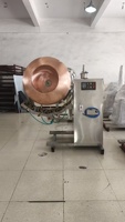 Machine à enrober au sucre automatique de 1000 mm avec revêtement en cuivre caramel, tambour