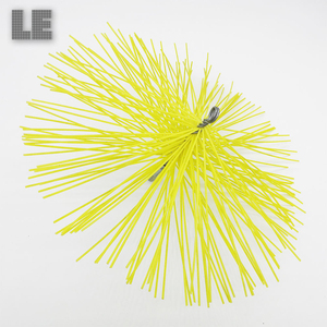 Kit de nettoyage pour <span class=keywords><strong>cheminée</strong></span> et conduit de ventilation de sèche-linge, avec brosse rotative en fil d'acier pour tuyaux de poêle domestique et accessoires - Product Image 5
