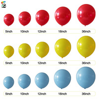 Ballons de haute qualité de 10 pouces en latex naturel, disponibles en bleu foncé, rose, or, rouge, argent, vert