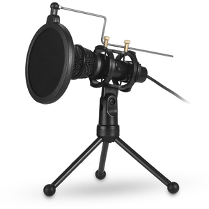 Pop Filter Microphone with Shock Mount