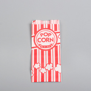 Popular Display-Worthy Durable Eco-Friendly Greaseproof Paper Cinema <strong>Popcorn</strong> Bag Flexo Printing for Snack Time Pizza Sushi - Product Image 6