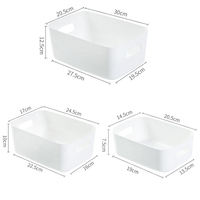 INS style PP multi-fonction boîte de rangement articles divers tiroir de rangement en plastique cosmétique organisateur bureau maquillage panier de rangement