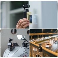 Support magnétique pour Osmo Pocket 3, base de fixation rapide, extension 1/4, accessoires de photographie en extérieur, accessoires Osmo Pocket 3