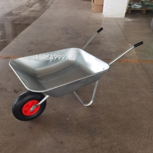 <span class=keywords><strong>Carretilla</strong></span> de Jardín de Acero y Metal WB5204 con Ruedas Neumáticas para Uso Industrial - Product Image 3