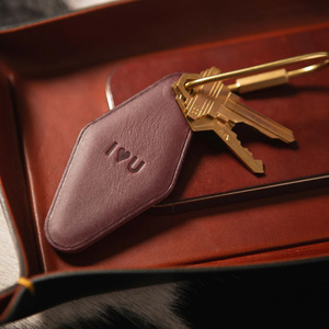 Bán Buôn Biểu Tượng Tùy Chỉnh Sang Trọng Thăng Hoa Retro Cổ Điển Khách Sạn Móc Chìa Khóa PU Da Motel Keychain - Product Image 2