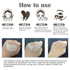 2025y Private Label 60Psc Augenklappen Entfernen Sie Augenringe <span class=keywords><strong>Bio</strong></span> Collagen Deep Eye Mask Feuchtigkeit spendende Augen maske Kollagen Hautpflege - Product Image 5