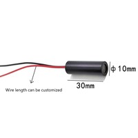 Cabezal láser de 10X30mm 635nm 1mW Módulo láser rojo de línea cruzada